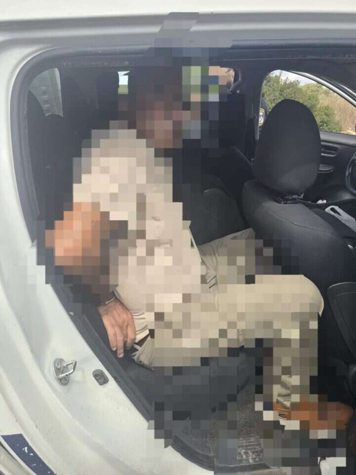 החשוד בהצתה. | דוברות משטרת ישראל