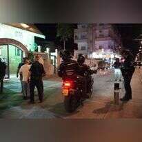 זירת הפיגוע ביפו, אמש. | דוברות משטרת ישראל