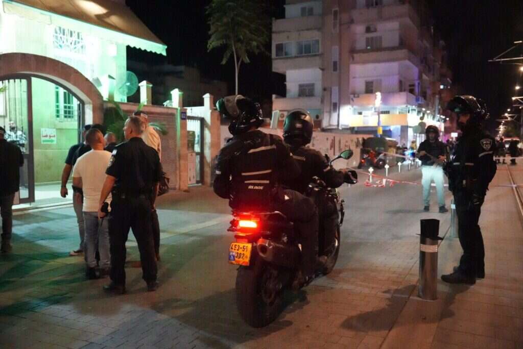 זירת הפיגוע ביפו, אמש. | דוברות משטרת ישראל זירת הפיגוע ביפו, אמש. | דוברות משטרת ישראל