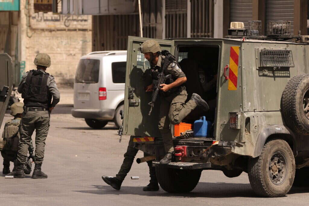 חיילי צה"ל בשכם, השבוע. | EPA