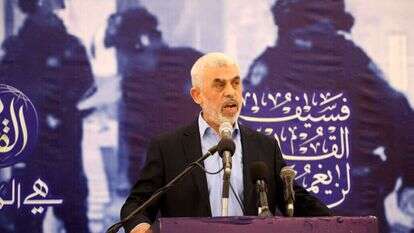 סינוואר נואם. Attia Muhammed/Flash90 סינוואר נואם. Attia Muhammed/Flash90