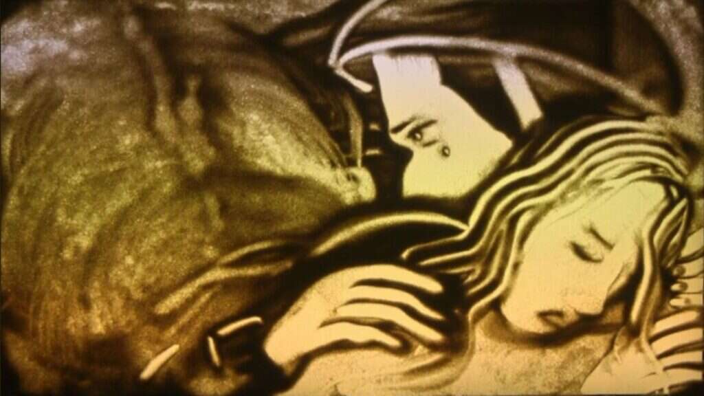 יצירה מתערוכת אורות באפלה. | יחצ