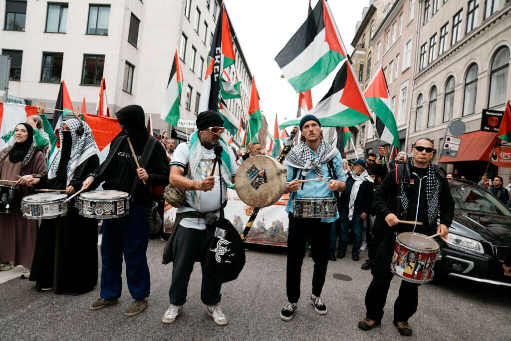 הפגנת תמיכה בחמאס ובפלסטינים באירופה, | EPA