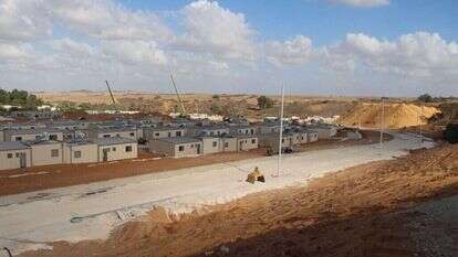 אתר המגורים הזמני של תושבי כפר עזה בקיבוץ רוחמה. | יואב לין, ארכיון התמונות של קק״ל אתר המגורים הזמני של תושבי כפר עזה בקיבוץ רוחמה. | יואב לין, ארכיון התמונות של קק״ל