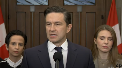 פייר פוליבייר, מנהיג המפלגה השמרנית הקנדית. | מסך מיוטיוב