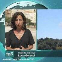 לוצ'יה גוראצ'י שהותקפה על ידי חיזבאללה בלבנון, | מסך מתוך יוטיוב