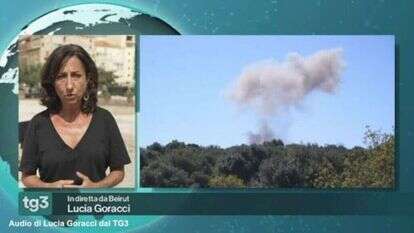 לוצ'יה גוראצ'י שהותקפה על ידי חיזבאללה בלבנון, | מסך מתוך יוטיוב