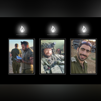 אורי בורנשטיין, נתנאל הרשקוביץ וצבי מתתיהו מרנץ הי"ד, שנפלו בקרב בג'באלייה. צילומים: אתר צה"ל אורי בורנשטיין, נתנאל הרשקוביץ וצבי מתתיהו מרנץ הי"ד, שנפלו בקרב בג'באלייה. צילומים: אתר צה"ל