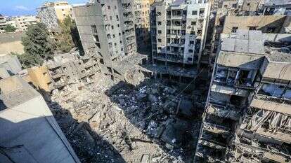 הדאחייה בביירות לאחר חיסול נסראללה | AFP