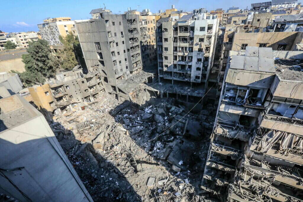 הדאחייה בביירות לאחר חיסול נסראללה | AFP הדאחייה בביירות לאחר חיסול נסראללה | AFP