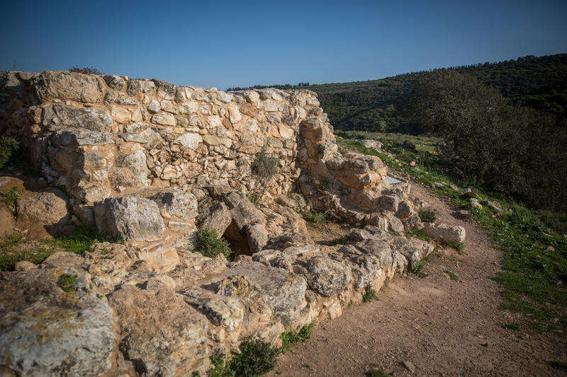 "מצאנו יישוב עם בתים מפוארים ומקוואות, שחרב במלחמה בין היהודים לרומאים". יודפת. | הדס פרוש - פלאש 90