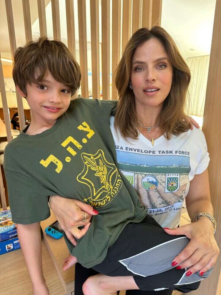 הדבר הכי טוב שקרה לי בחיים. עם הבן ארי. | באדיבות המשפחה