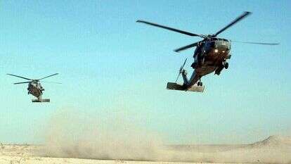 מסוקי קרב אמריקנים. | AFP