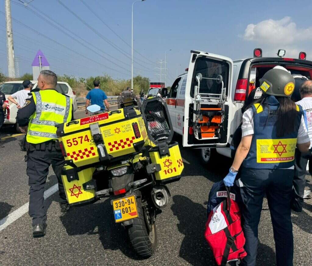 האירוע בכביש 4. דוברות מד"א