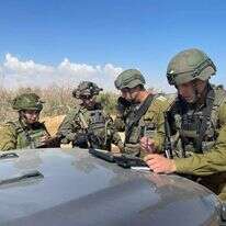 מפקד אוגדה 80 ומח״ט יואב בזירת האירוע. | דובר צה"ל