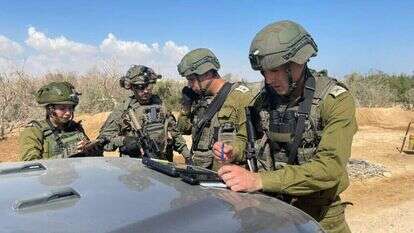 מפקד אוגדה 80 ומח״ט יואב בזירת האירוע. | דובר צה"ל