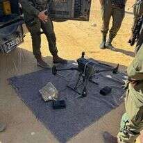 הרחפן שנוטרל בגבול מצרים. | דובר צה"ל