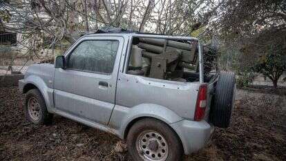 רכב של חיזבאללה עליו מותקן משגר רקטות. | דובר צה"ל