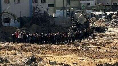 עזתים מתפנים מצפון הרצועה, אוקטובר 24'. | דובר צה"ל