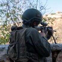 לוחם מילואים מחטיבת אלכסנדרוני בדרום לבנון. | דובר צה"ל