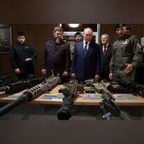 פוטין עם שליט צ'צ'ניה, רמזאן קדירוב. | איי.אף.פי