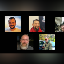 רס״ן (מיל׳) דן מאורי, סרן (מיל׳) אלון ספראי, רס״ב (מיל׳) עמרי לוטן, רס״ב (מיל׳) גיא עידן ורס״ר (מיל׳) תום סגל