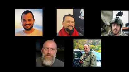 רס״ן (מיל׳) דן מאורי, סרן (מיל׳) אלון ספראי, רס״ב (מיל׳) עמרי לוטן, רס״ב (מיל׳) גיא עידן ורס״ר (מיל׳) תום סגל