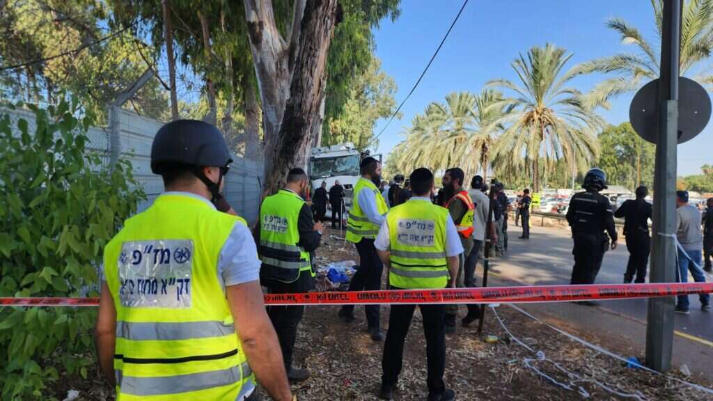זירת הפיגוע בגלילות. | זק"א תל אביב