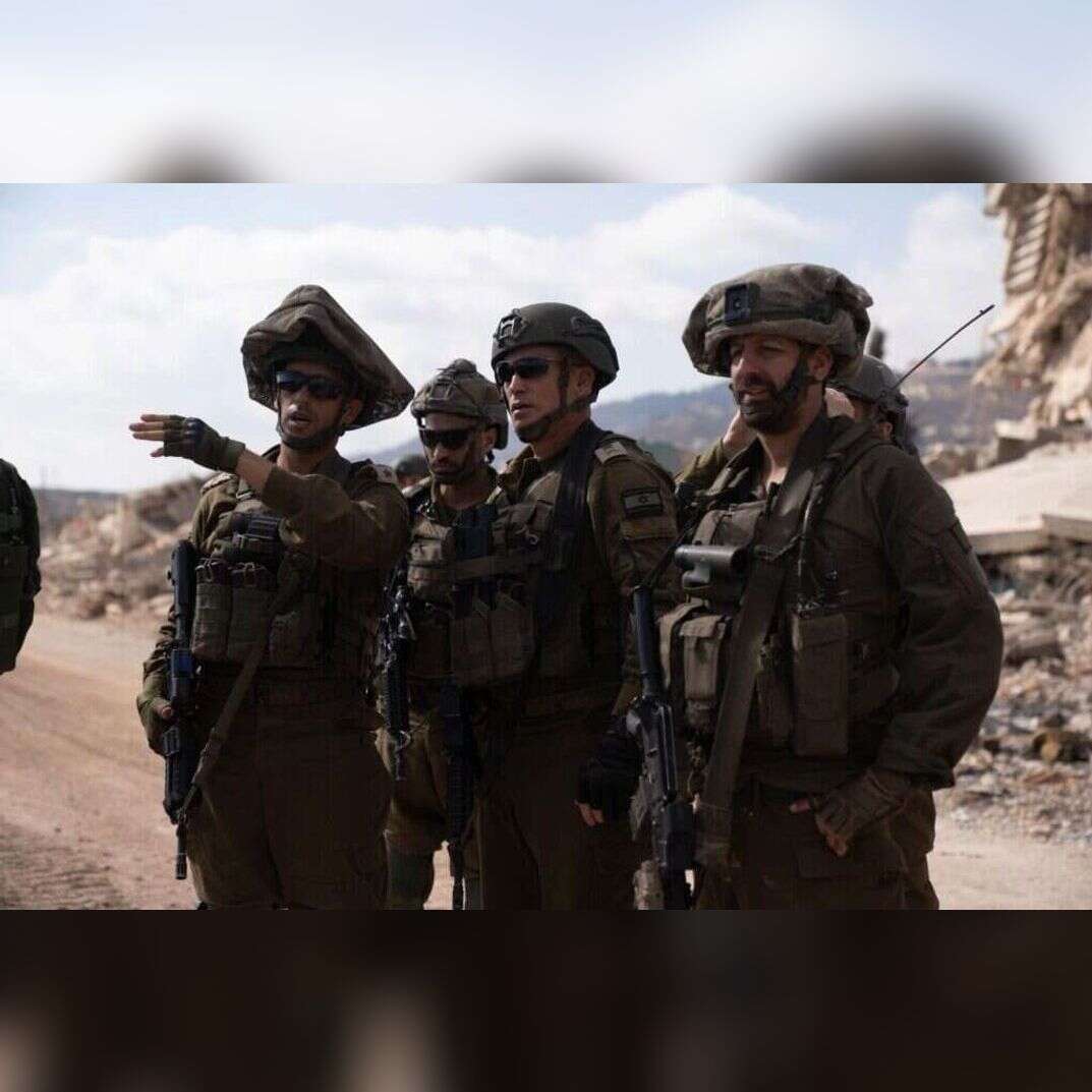 מפקד פיקוד הצפון האלוף אורי גורדין בכפר כילא בדרום לבנון. | דובר צה"ל