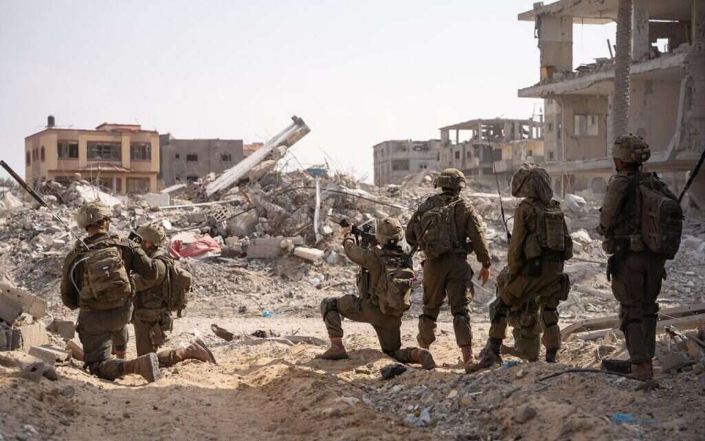 לוחמי צה"ל בעזה. | דובר צה"ל