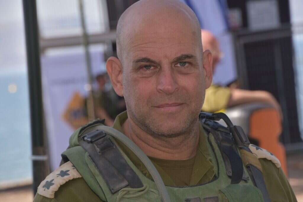 אל"מ במיל' ירון לור. | דובר צה"ל