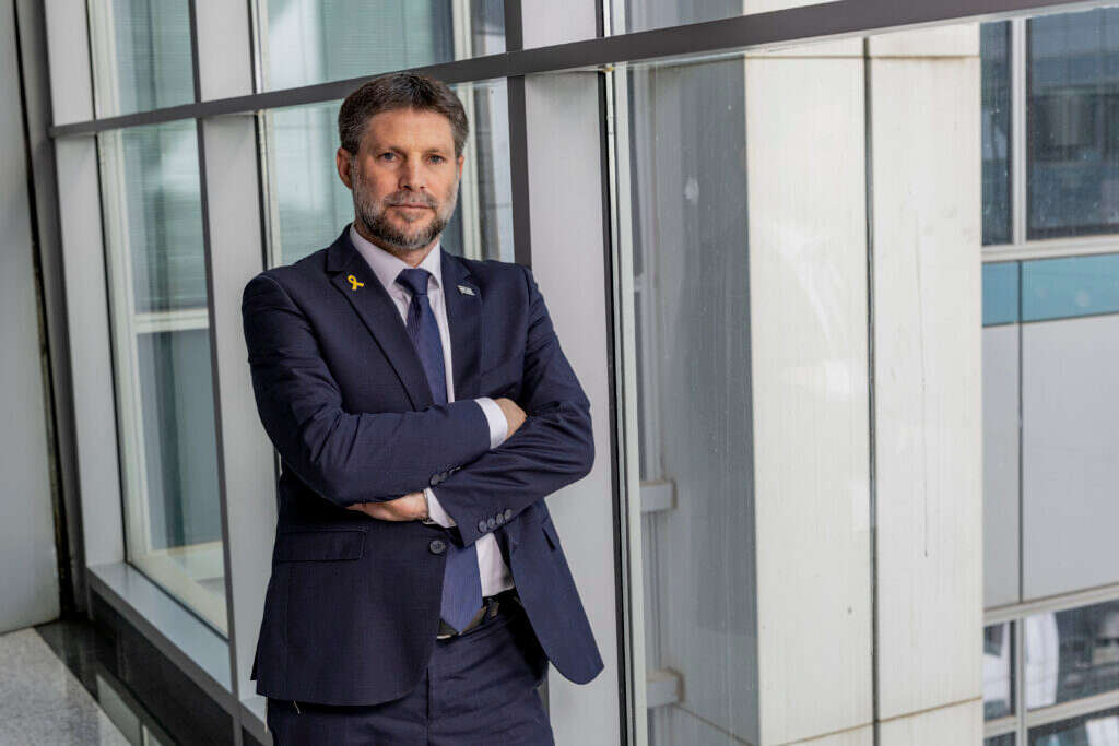 שר האוצר בצלאל סמוטריץ'. | נעמה שטרן