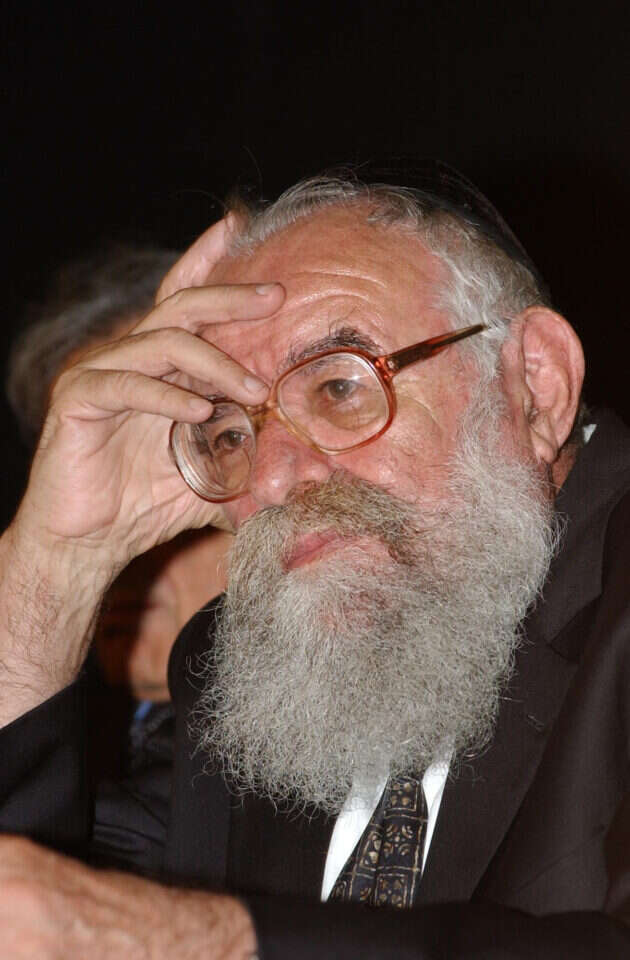 הרב יהודה עמיטל. | פלאש 90