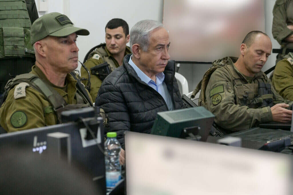 ראש הממשלה נתניהו בגבול הצפון. | מעיין טואף/ לע״מ