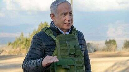 ראש הממשלה נתניהו בגבול הצפון. | מעיין טואף/ לע״מ