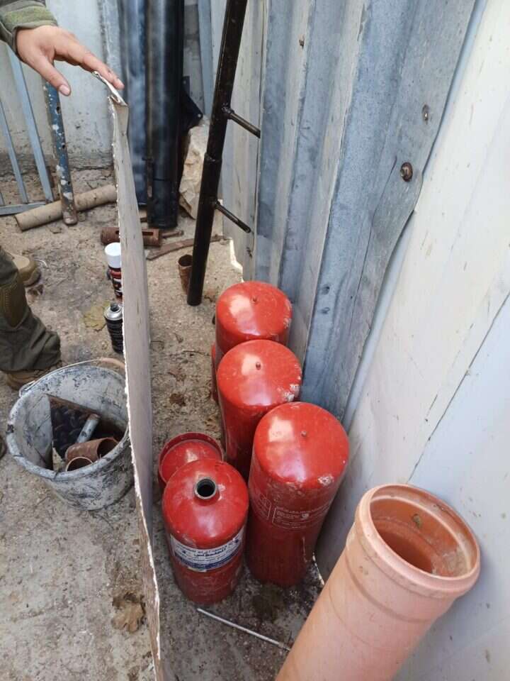 מטענים שאותרו הלילה בבקעה. | דובר צה"ל