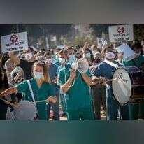 הפגנת מתמחים לרפואה, דצמבר 2020. | מרים אלסטר - פלאש 90