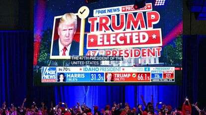 דונלד טראמפ זוכה בבחירות לנשיאות, | Jim WATSON / AFP