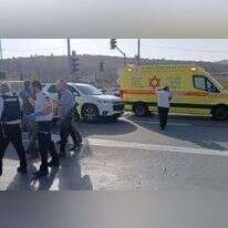 זירת הפיגוע בצומת שילה. | תיעוד מבצעי מד"א