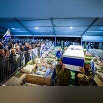 הלווית הרב אבי גולדברג הי"ד. | חיים גולדברג, פלאש 90