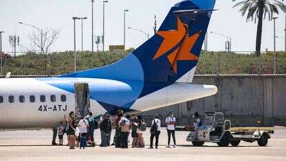 מטוס ישראייר בנתב"ג, אוגוסט 2020. | אוליביר פיטוסי - פלאש 90