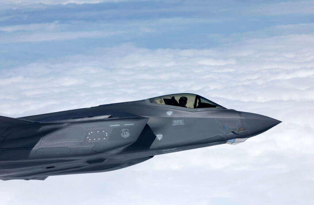 מטוס קרב F-35 של חיל האוויר האמריקני. | EPA