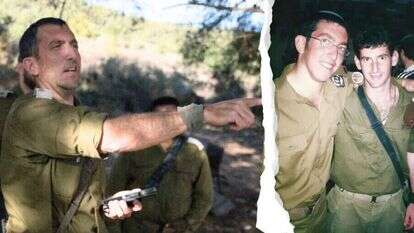 בנג'י ושמעון הילמן (מימין), שמעון הילמן כיום (משמאל)