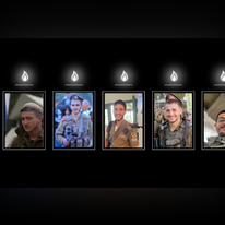 חמשת לוחמי גולני שנפלו בלבנון. צילומים: אתר צה"ל