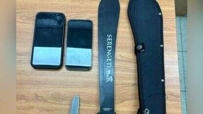 הציוד שנמצא אצל העצורים. דוברות המשטרה הציוד שנמצא אצל העצורים. דוברות המשטרה