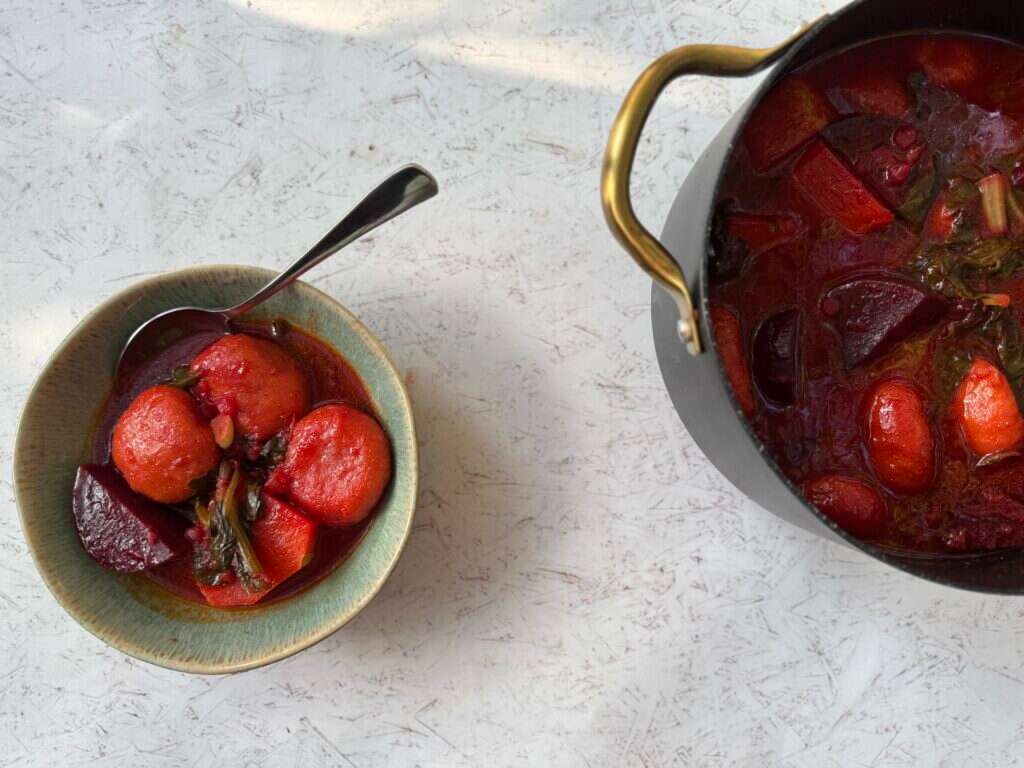 מרק קובה סלק ודלעת. | אלינור רחמים