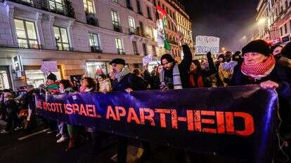 הפגנות נגד ישראל בפריז, השבוע. | EPA