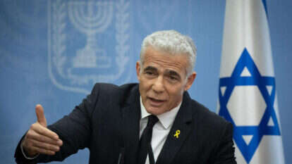 יאיר לפיד. | יונתן זינדל פלאש 90