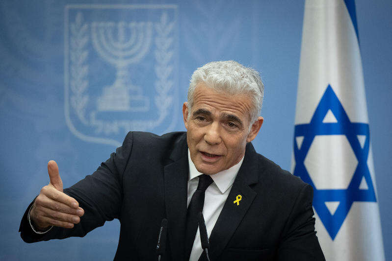 יאיר לפיד. | יונתן זינדל פלאש 90