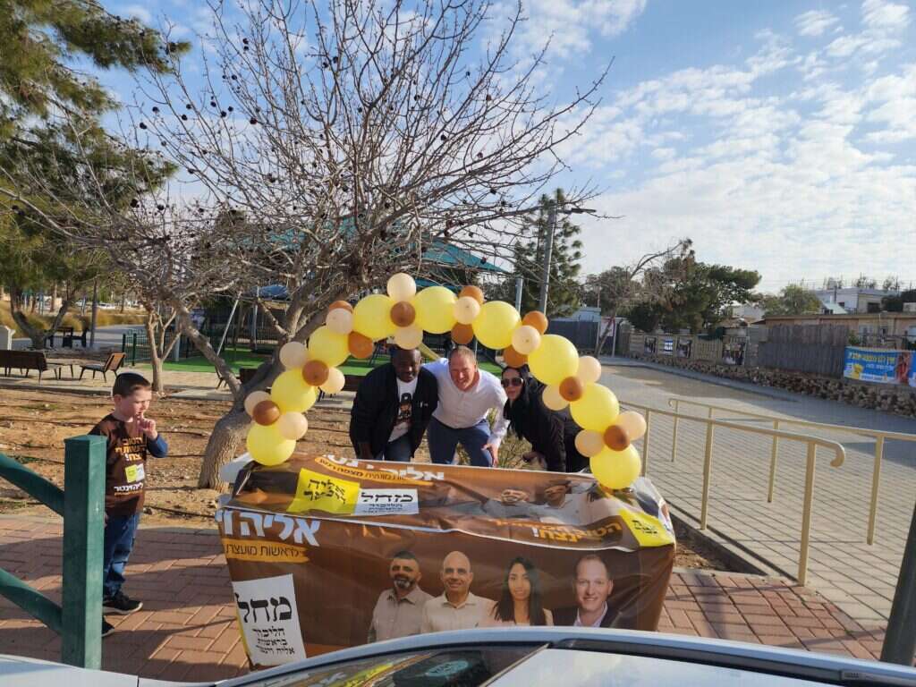 וינטר במהלך קמפיין הבחירות. | באדיבות המצולם